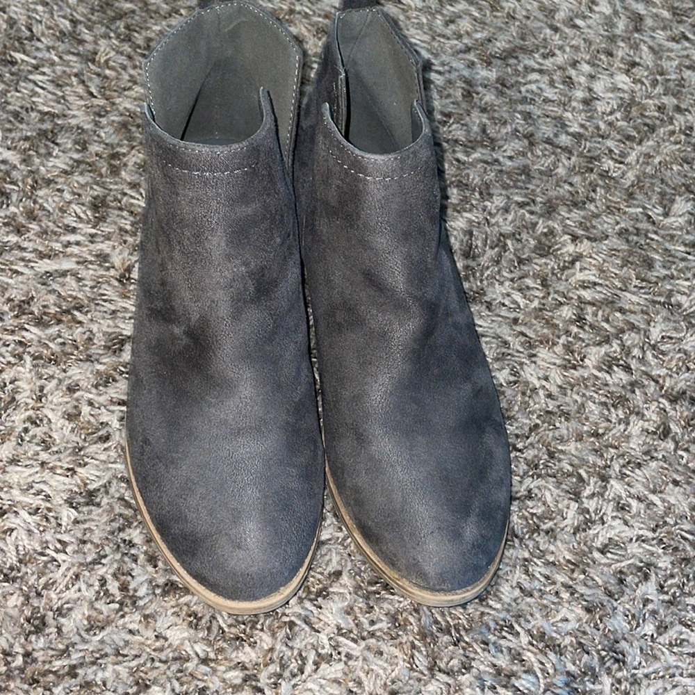 Grey booties